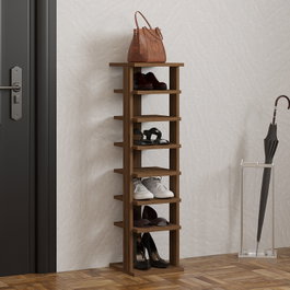 Hanah Home Armario para Zapatos Ayka - Nogal